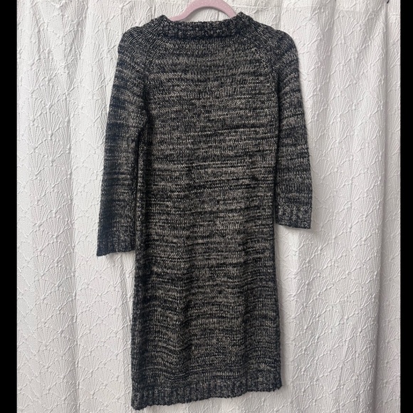 ZaraKnit Dark Grey Marled Sweater Dress - Picture 1 of 4